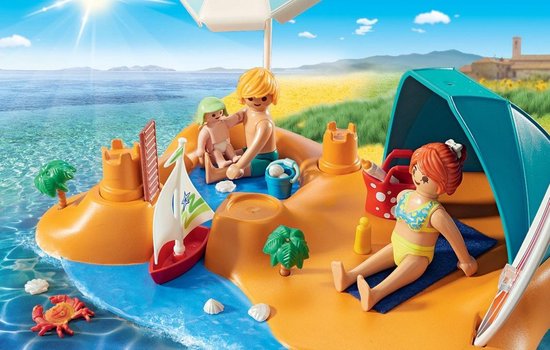 PLAYMOBIL Familie aan het strand - 9425