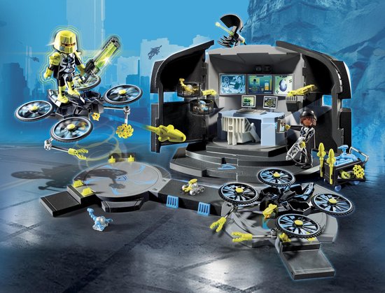 PLAYMOBIL Dr. Drone's commandocentrum  - 9250