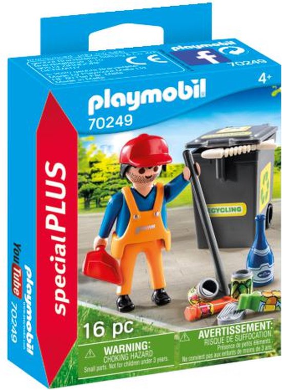 PLAYMOBIL Special Plus Straatveger - 70249