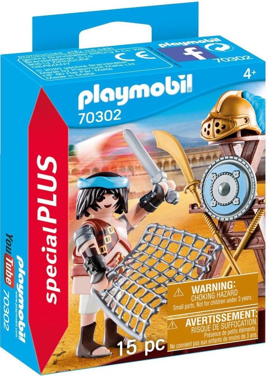 PLAYMOBIL Gladiator met wapens - 70302