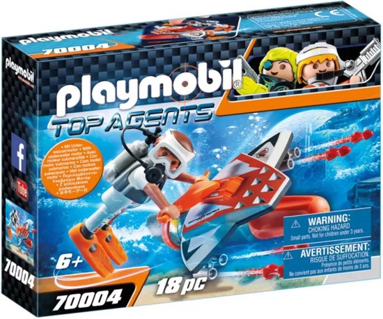 PLAYMOBIL  SPY TEAM Onderwaterjet - 70004