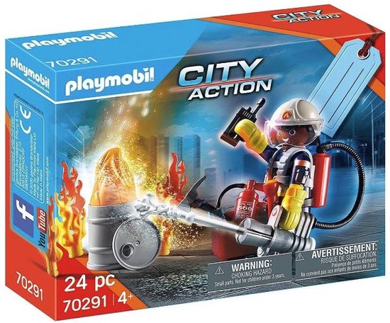 playmobil city action 70291 brandweerman