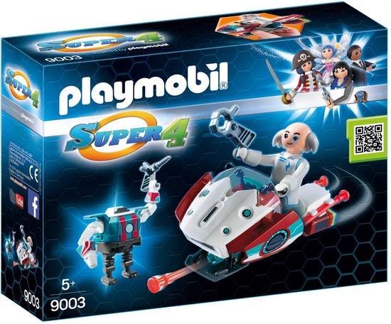 Skyjet met Dr. X & robot / Sky Jet et Docteur X