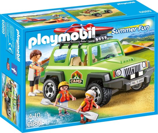 Playmobil Familieterreinwagen met kajaks - 6889