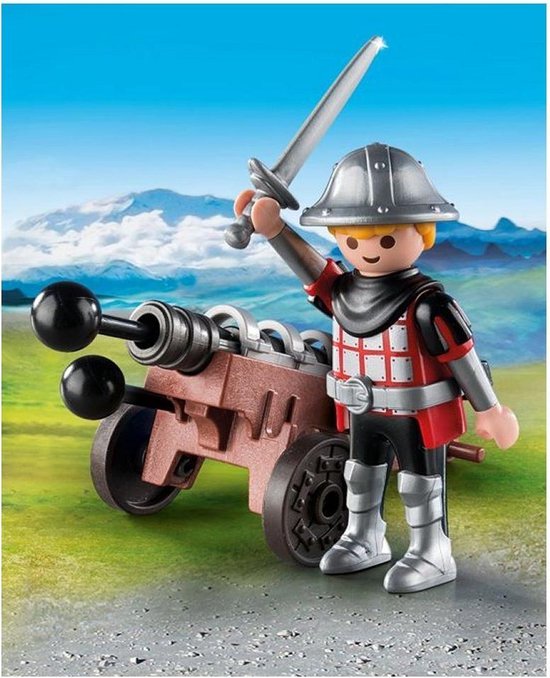 PLAYMOBIL  Ridder met kanon  - 9441