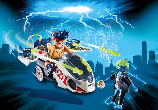 PLAYMOBIL  Stanz met luchtmoto - 9388