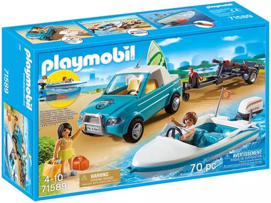 PLAYMOBIL® Surfer Pickup mit Speedboat - P-71589