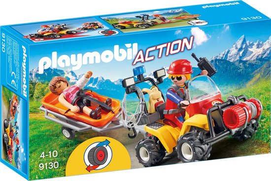 PLAYMOBIL Reddingsquad met draagberrie  - 9130