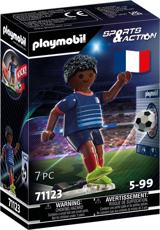 PLAYMOBIL Sports & Action Voetballer Frankrijk A - 71123