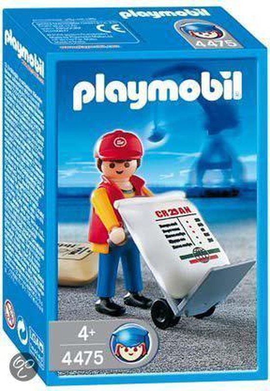 Playmobil Havenarbeider met Steekwagen - 4475