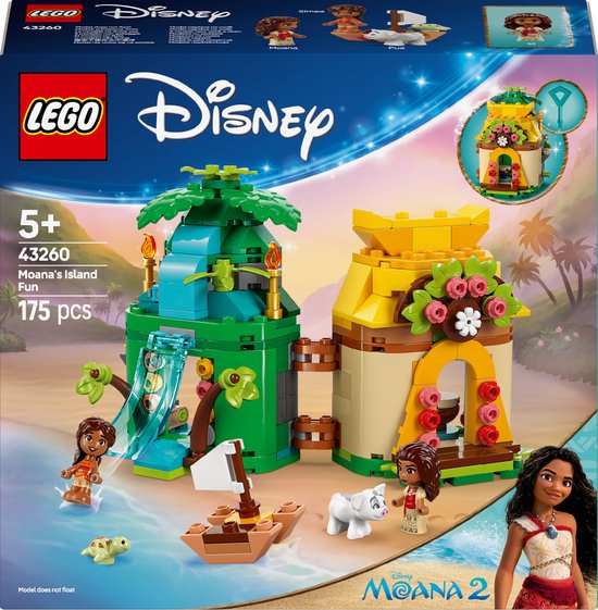 LEGO Disney Princess - Vaiana's speeleiland - 43260