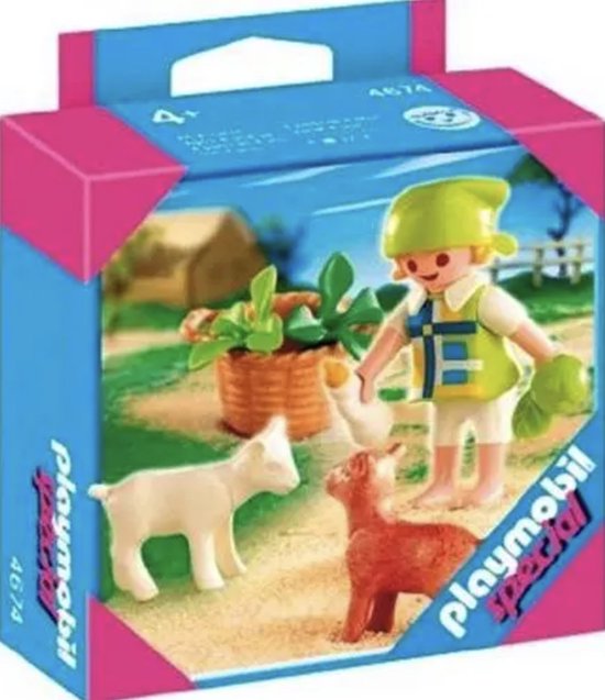 Playmobil Meisje met geitjes - 4674