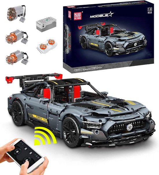 Mould King - Technic rc speed auto | City icons champions | Creator classic radiografisch bestuurbare motor autos’s bouwpakket | Technische speelgoed ideas expert volwassenen & kinderen | 2872 bouwstenen modelbouw (compatibel met lego of mega bloks)