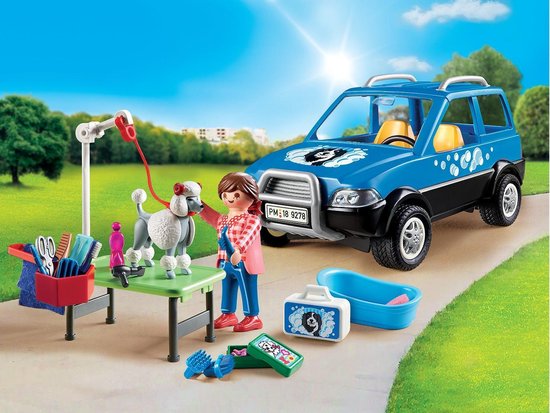 PLAYMOBIL Mobiel hondensalon - 9278