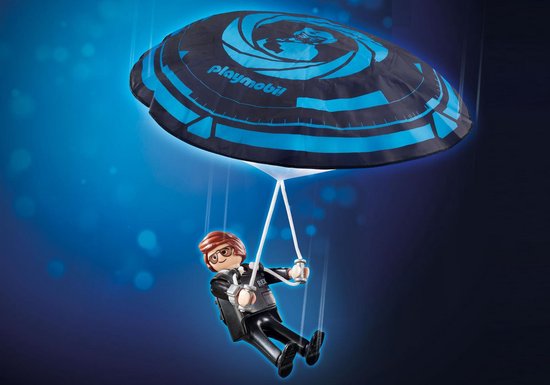 PLAYMOBIL  PLAYMOBIL: THE MOVIE Rex Dasher met parachute - 70070