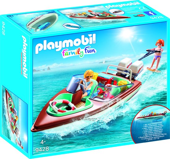 PLAYMOBIL Motorboot met onderwatermotor - 9428