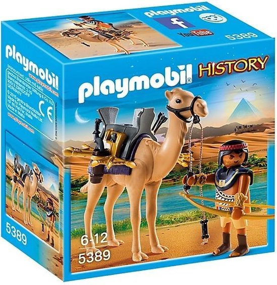 Playmobil History: Egyptische Krijger Met Dromedaris (5389)