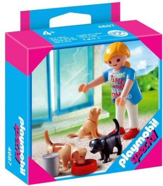 Playmobil Mama met puppies - 4687