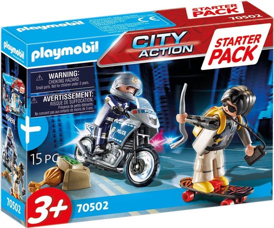 PLAYMOBIL City Action Starterpack Politie uitbreidingsset - 70502