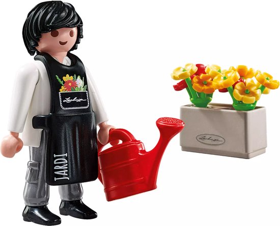 LECHUZA PLAYMOBIL® Bijzonder figuur - Tuinman JARDI - hoogte 7,5 cm - set van 18 onderdelen