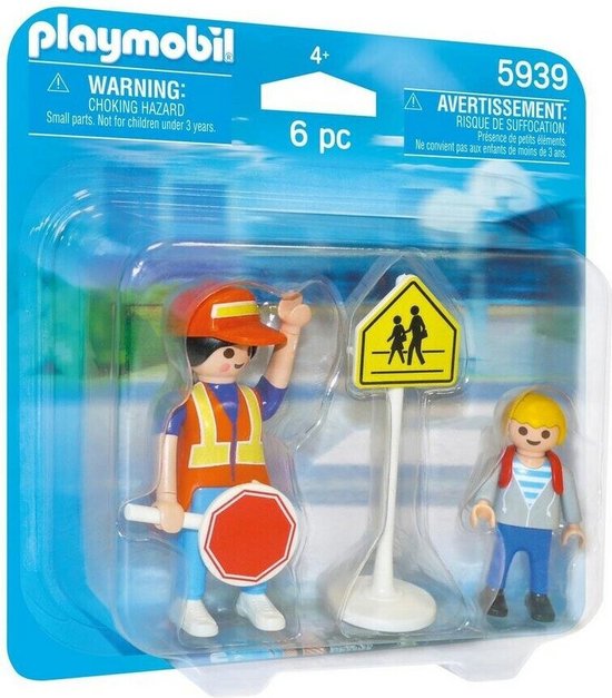 PLAYMOBIL® Duo Pack Verkehrshelfer und Schulkind - P-5939