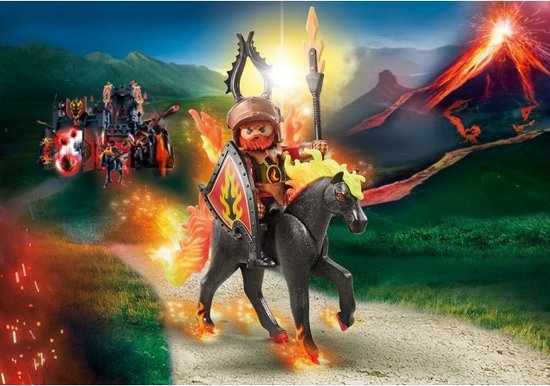 Playmobil Plus 9882 - Vuurpaard met ruiter