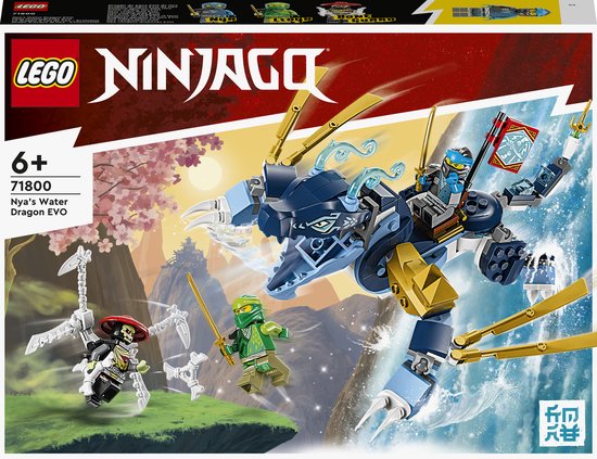 LEGO NINJAGO 71800 Nya’s Waterdraak EVO Bouwset