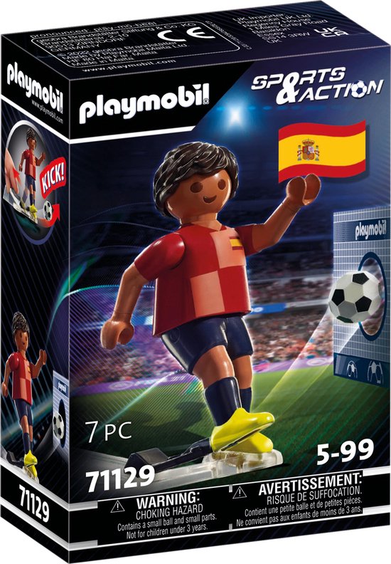 PLAYMOBIL Sports & Action Voetballer Spanje - 71129