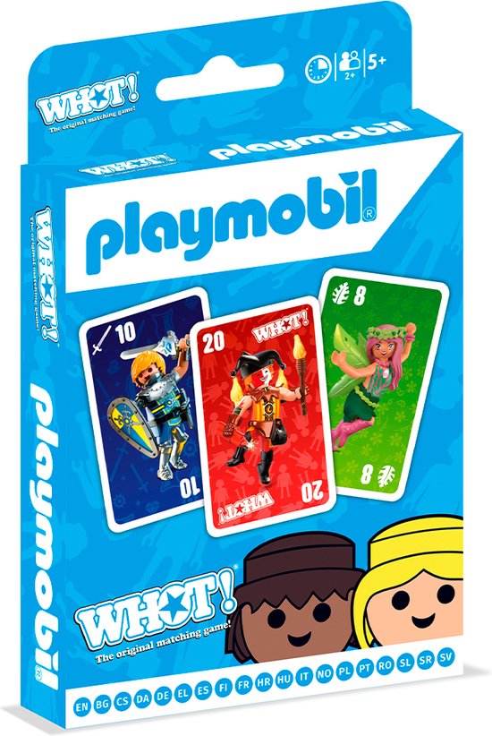 Winning Moves Playmobil - Speelkaarten - WHOT! (Meertalig)