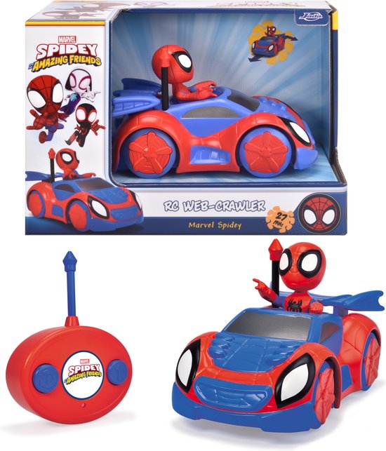 Jada Toys - RC Spiderman Spidey Web Crawler - Bestuurbare auto