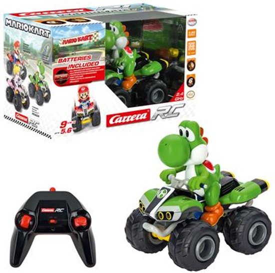 Carrera RC Mario Kart - Yoshi - Quad 2,4GHz RC Model Kant en Klaar