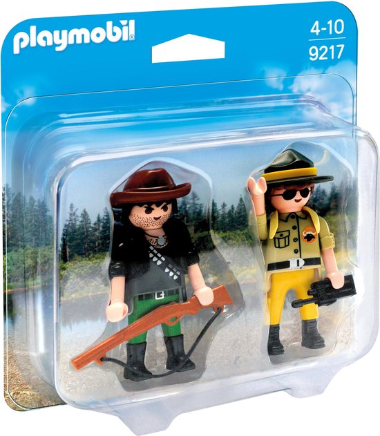 DuoPack Boswachter en stroper / PLAYMOBIL Duo Garde forestier et braconnier