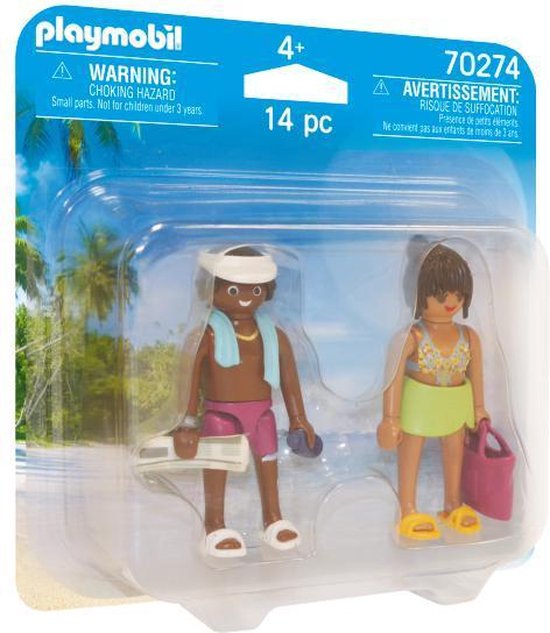 PLAYMOBIL Duo Packs Koppel vakantiegangers - 70274