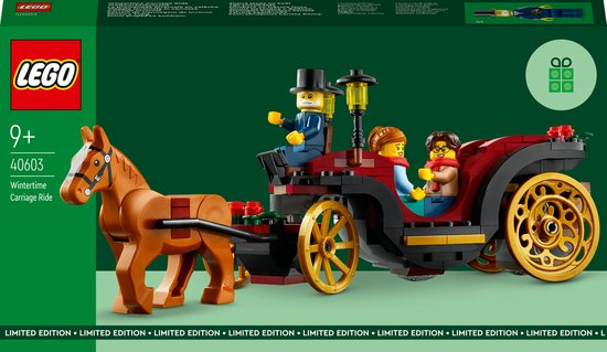 LEGO Kerst Limited Edition 40603 - Winterse Koetstocht