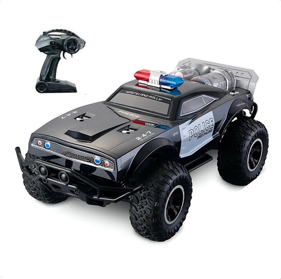 GG RC Politie Auto XL 48 CM - Bestuurbare Auto - Rc Auto - Afstandsbestuurbare Auto - Politie Auto Speelgoed