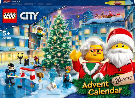 LEGO City Adventskalender 2023 met 24 Cadeautjes - 60381