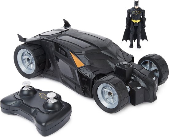 DC Comics Batman RC - Batman Batmobile - Op afstand bestuurbare speelgoedauto geschikt voor Batman-figuren