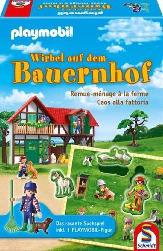 Playmobil Schmidt Spiele 40593 inleg/zoek puzzel incl. playmobil figuur