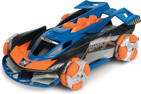 NIKKO RC 10182 Nano Trax, Bestuurbare Auto RC Auto, Mini Offroad Rupsvoertuig tot 6 km/h, Kleine Tank, Spint 360 Graden & Coole Stunts, Speelgoed Auto, Voor Kinderen vanaf 6 Jaar & Volwassenen, ca. 15 cm, Blauw