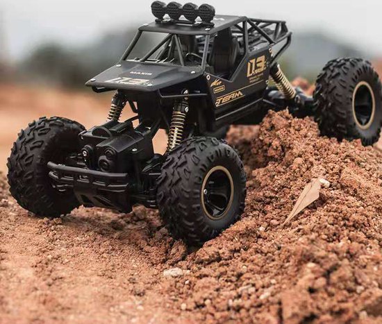 Bestuurbare auto - Zwart - voor off-road en op de weg - Diversicus RC auto - Afstandsbestuurbare Auto - Stunt Auto - Radiografisch Bestuurbare Auto - Voor Binnen en Buiten - Model 2021 - inclusief extra 2e accu