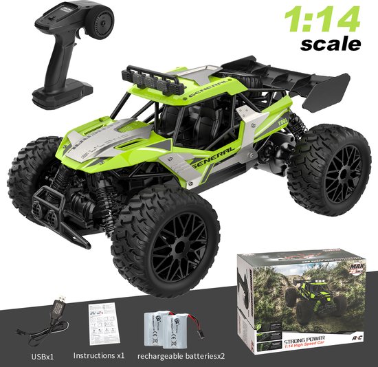 Fuegobird RC Auto - RC Voertuig - hoge snelheid speelgoedauto - off-road speelgoedauto - groente