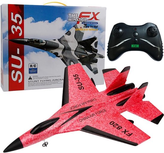 FX-620 - RC vliegtuig - Afstandsbediening - Straaljager - TIKTOK - Drones - Vliegtuigen - Ready To FLY - Op Afstand Bestuurbaar - Speelgoed - Oplaadbaar - MAX 50 KM/U !!