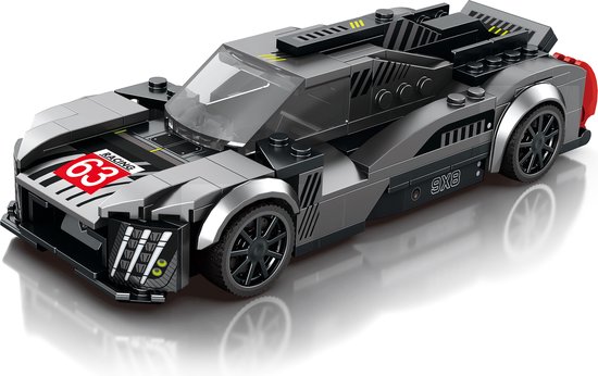 Reobrix 9x8 Sportwagen - Premium Bouwstenen Set - Realistisch Supercar Model - Uitdagend Ontwerp - Hoogwaardig ABS-materiaal (Compatibel met LEGO en LEGO Technic)