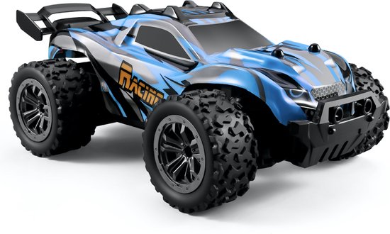 CB-Goods Bestuurbare Auto - RC Auto - Offroad Car - RC Car Buggy - Kinderen en volwassenen - Tiktok - Radiografisch - Binnen en buiten - Stuntauto - Blauw