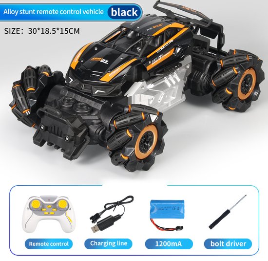 Fuegobird RC Auto - RC Voertuig -  hoge snelheid speelgoedauto - zwart goud