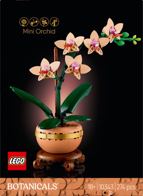 LEGO Icons Miniorchidee - Botanical Collection - 10343