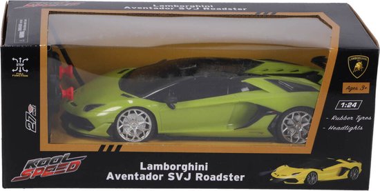 Kool Speed Rc Lamborghini Aventador Svj Roadster 1:24 + Licht Neon Groen