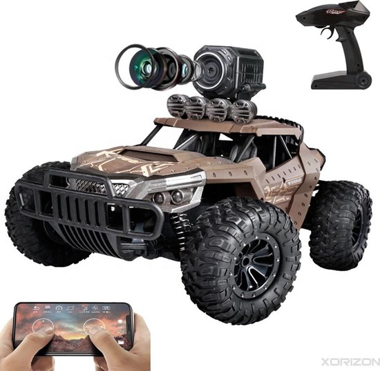 Xorizon DX5 RC auto 2.4GHz met HD camera en Live View - Bestuurbare auto - Voor binnen en buiten - Snelheid 20km/u