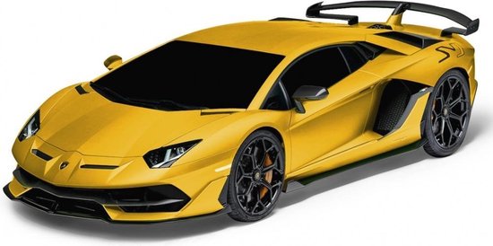 JAMARA Supercar Lamborghini Aventador SVJ radiografisch 1:24 geel