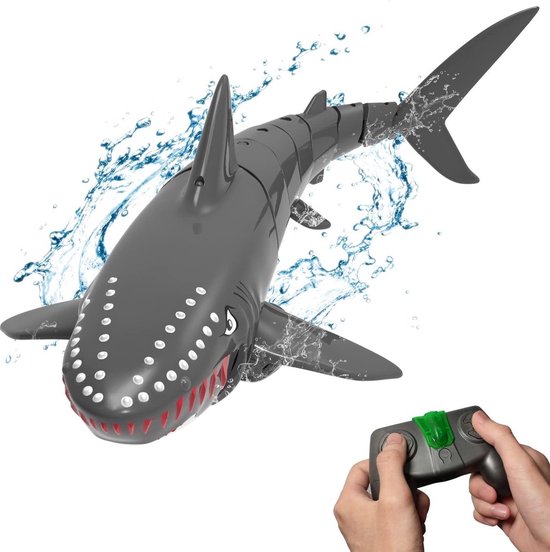 R/C Shark - 2,4 GHZ - TKKJ - Afstand bestuurbaar haai - oplaadbaar